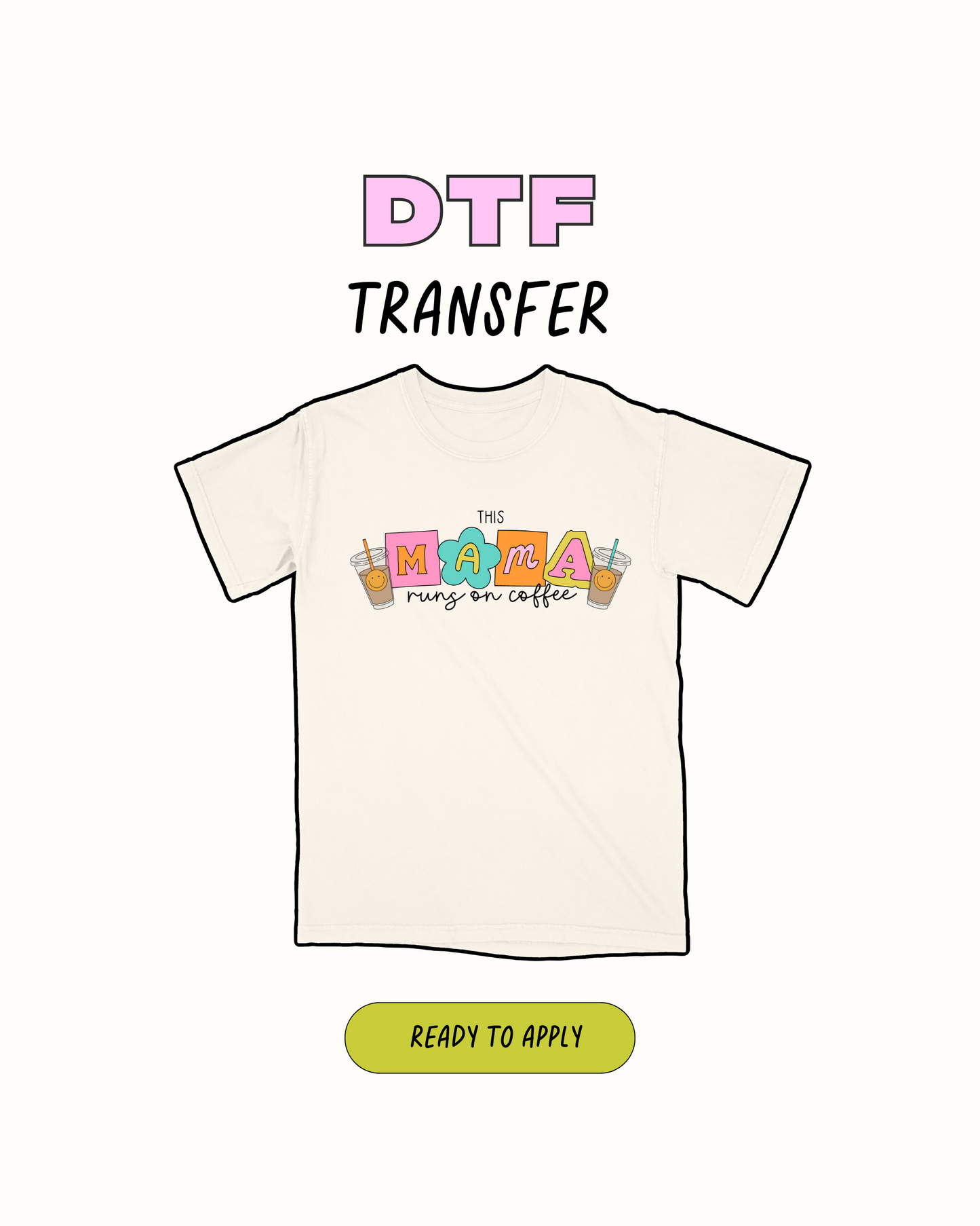 Mamá sabe más - Transferencia DTF