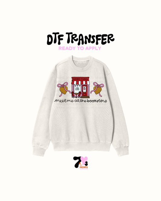 Meet me at the bookstore day -  DTF Transfers