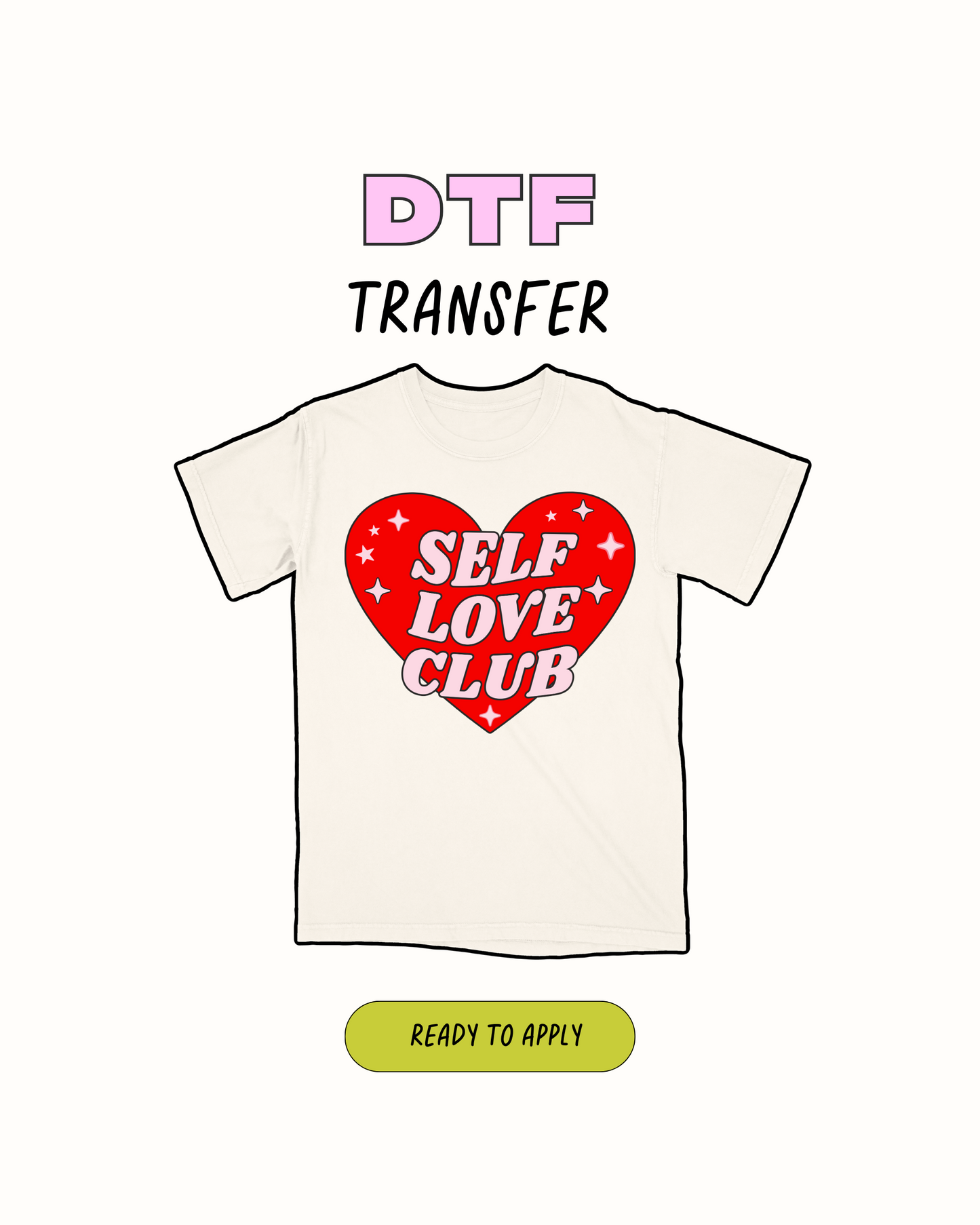 Club de amor propio - Transferencia DTF