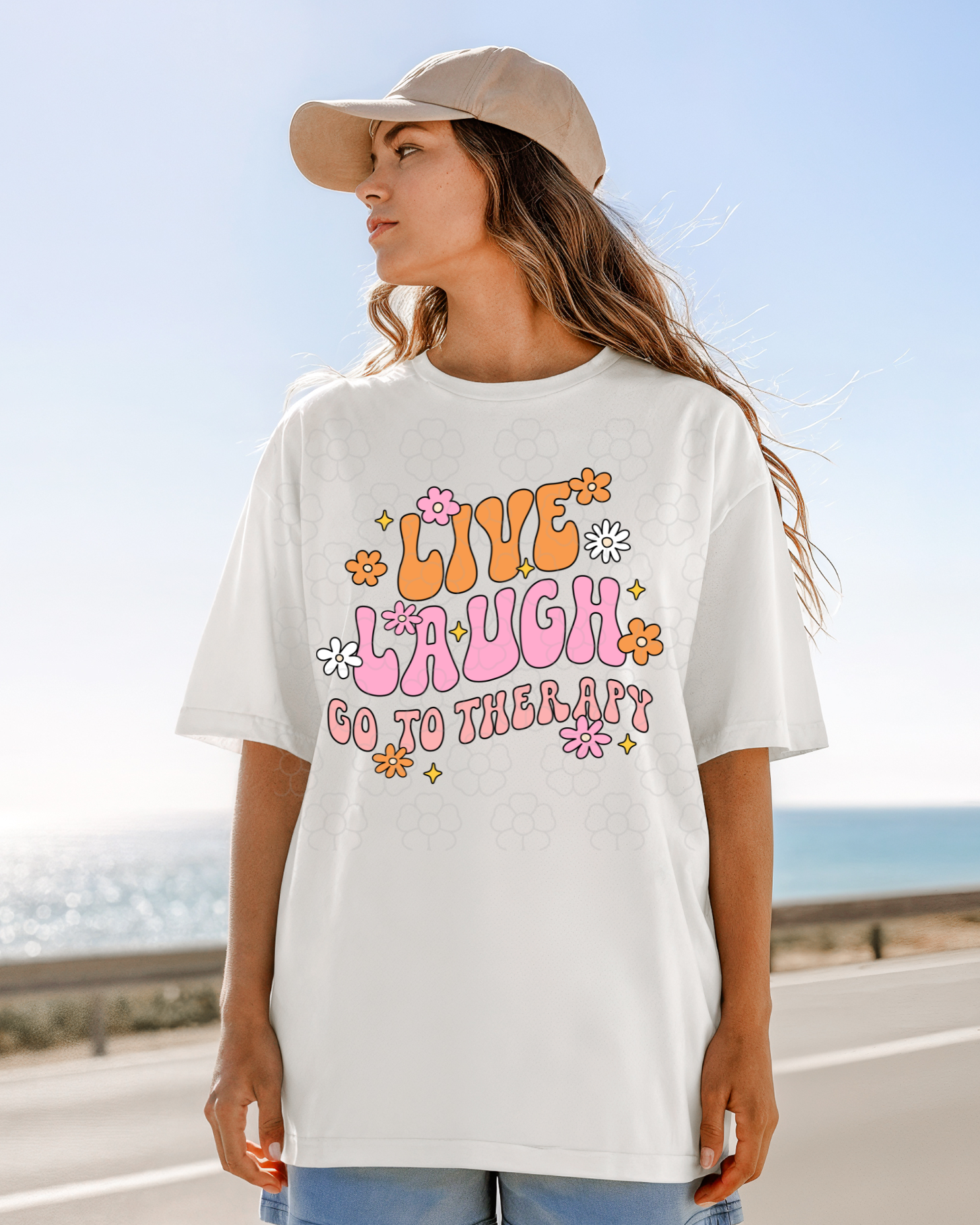 Live laugh go to therapy - DTF Transfers
