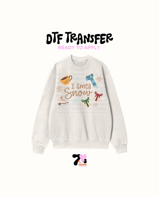 I smell snow - DTF Transfers