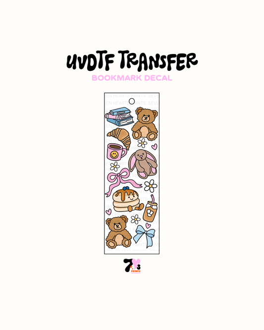 Coquette Homebody - UVDTF Bookmark Decal