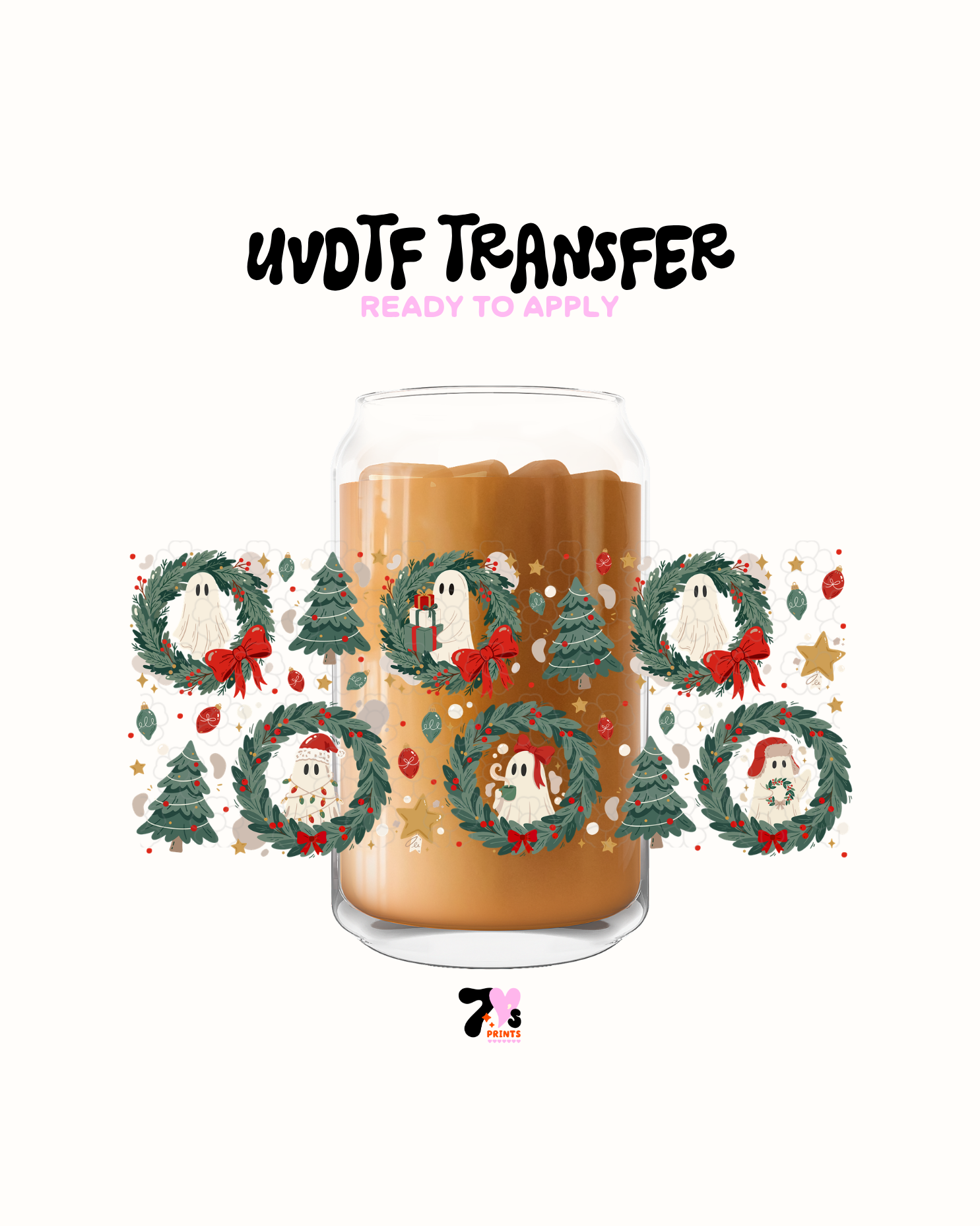 Ghosthy xmas vibes - UVDTF Wrap