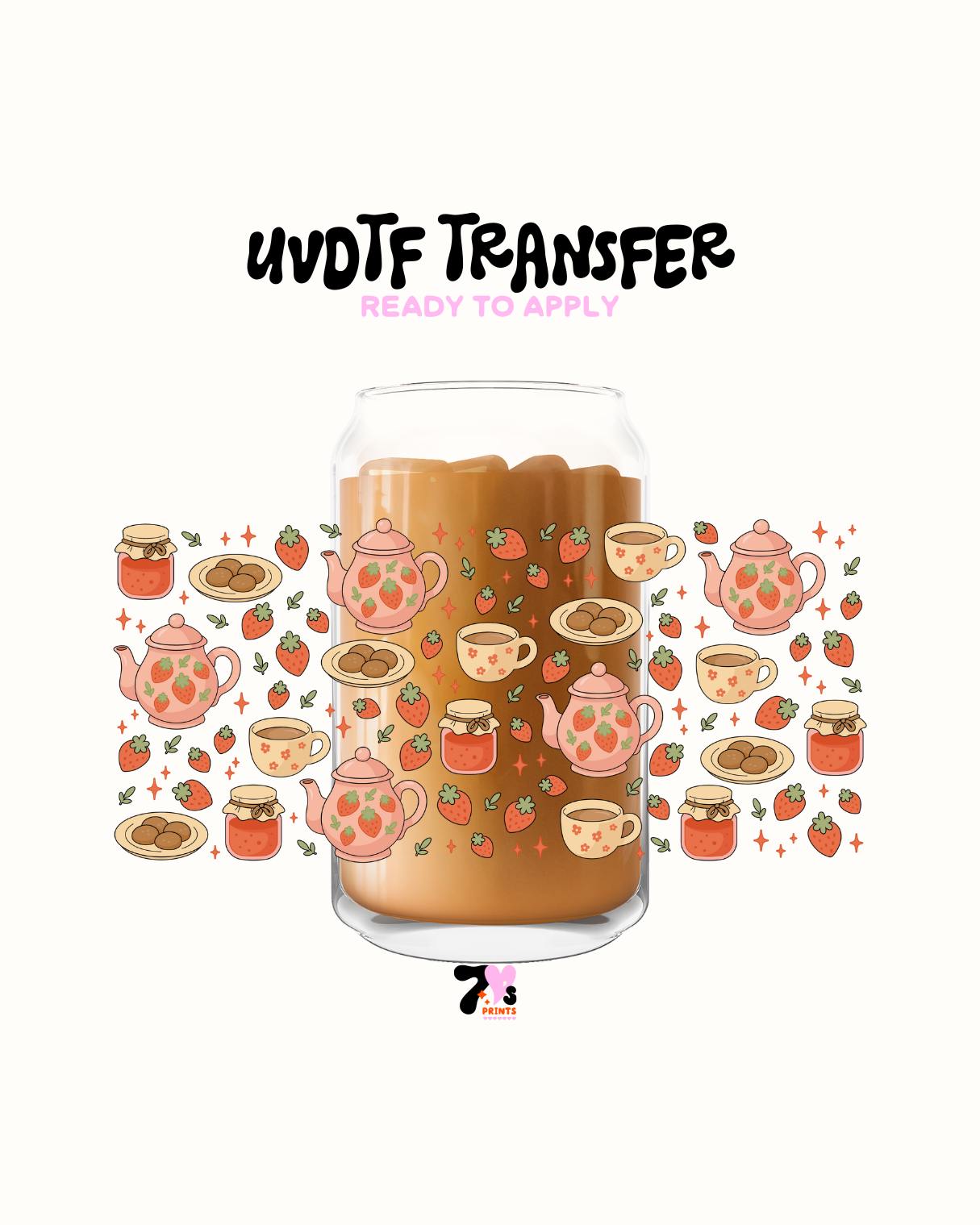 Strawberrys and coffee - UVDTF Wraps