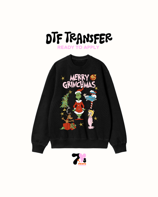 Merry grinchmas- DTF Transfers