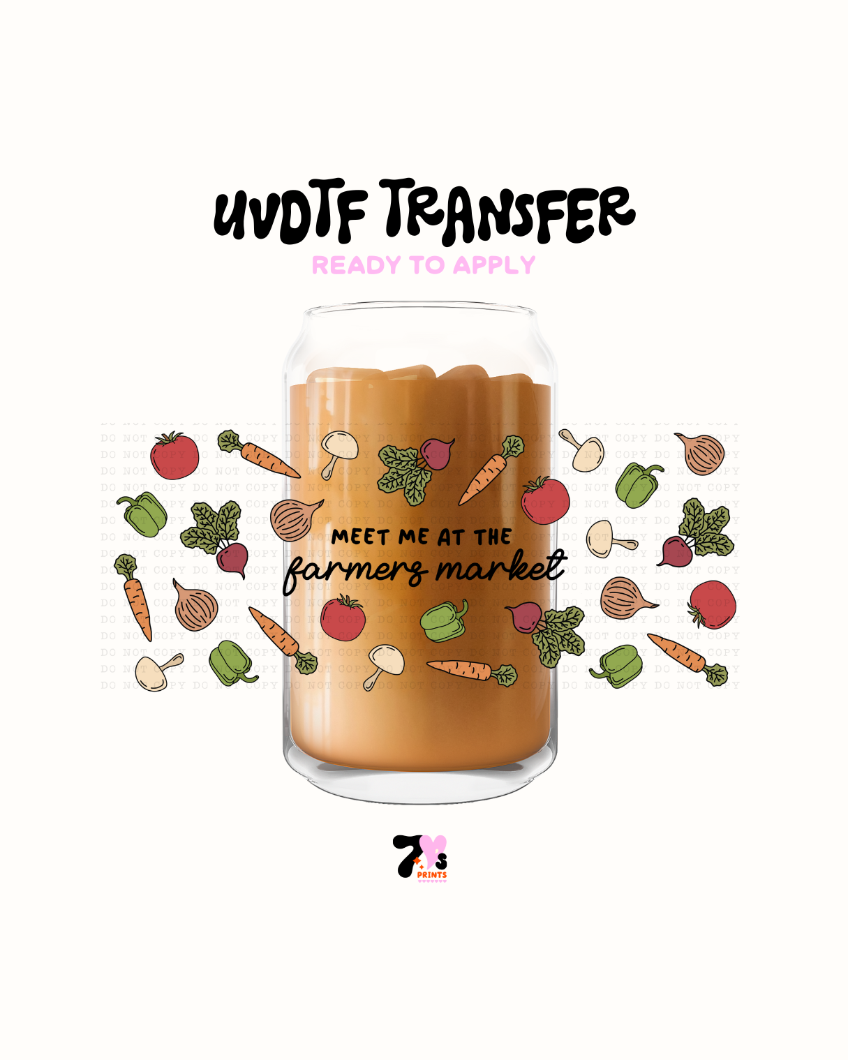 Meet me at the Farmers market - UVDTF Wrap