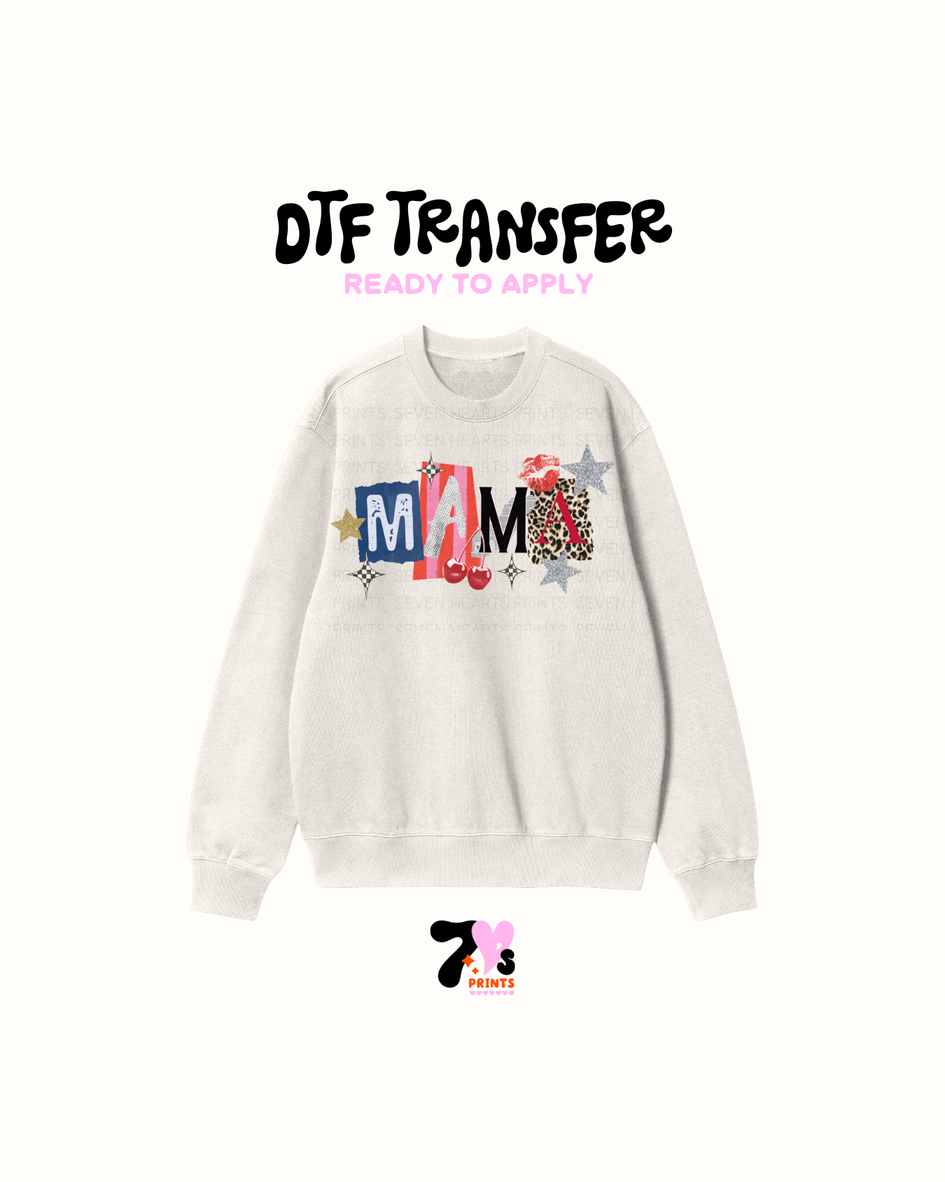 Retro mom cherry - DTF Transfers
