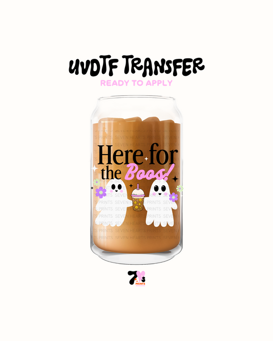 Here for the Boos - UVDTF Decal