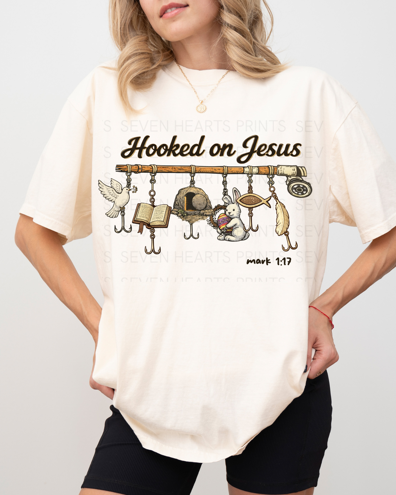 Hooked on Jesus - DTF Transfers