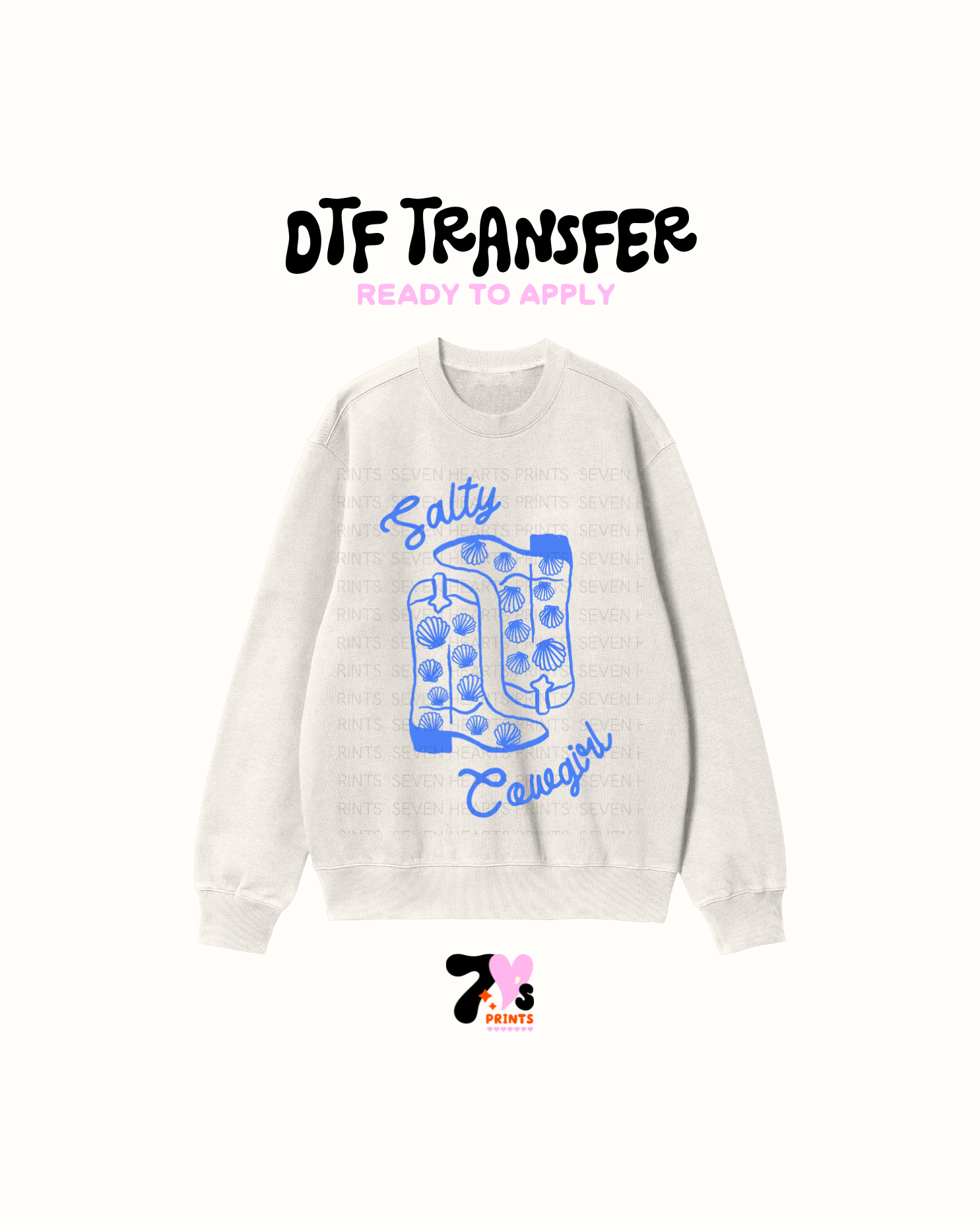 Salty Cowgirl - DTF Transfers