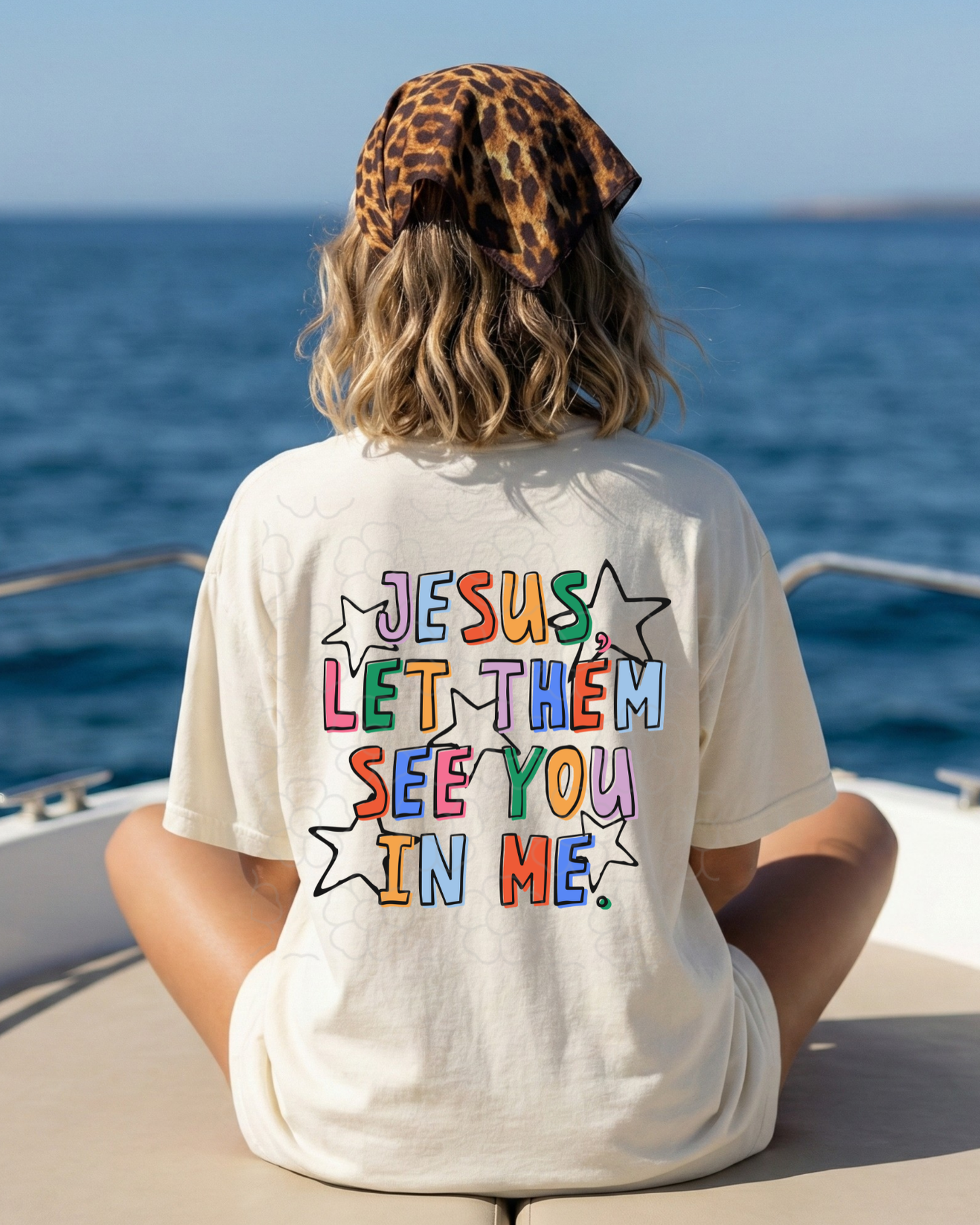 Jesus let them see you in me - DTF Transfers