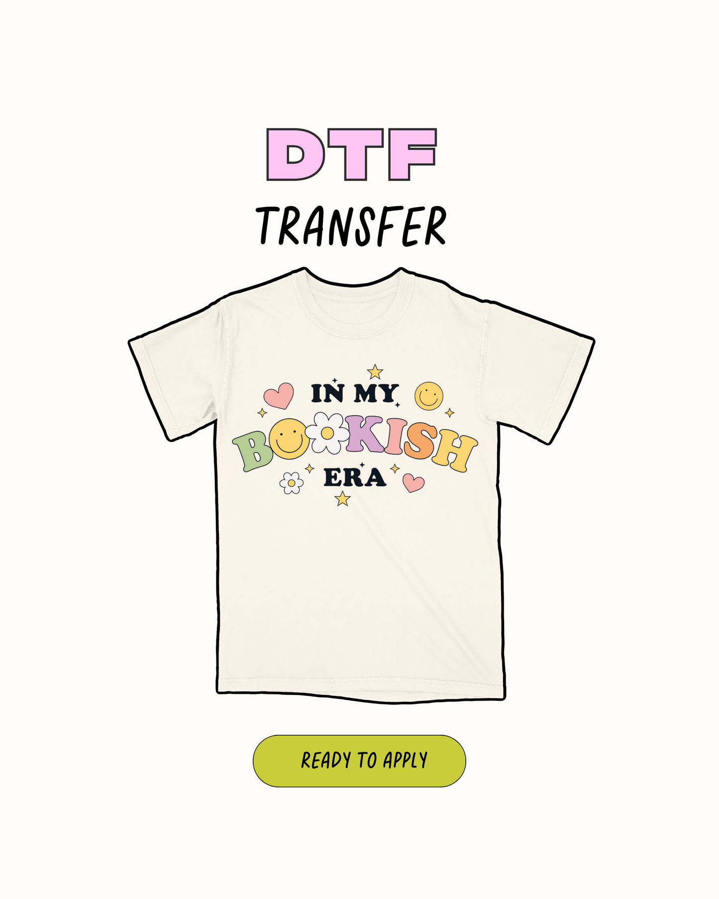 En mi era libresca - Transferencia DTF