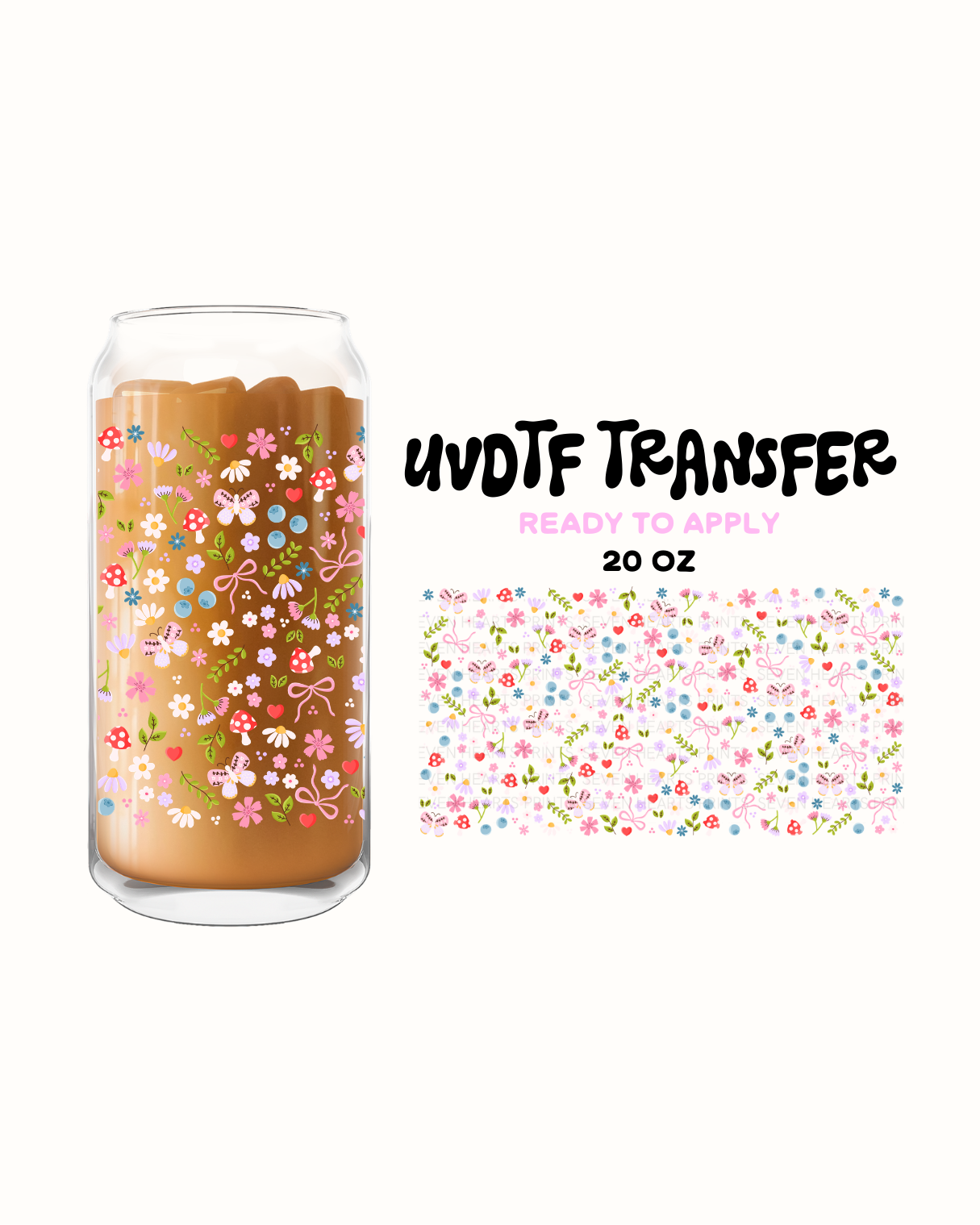 Summer Love - UVDTF 20oz Cup Wrap