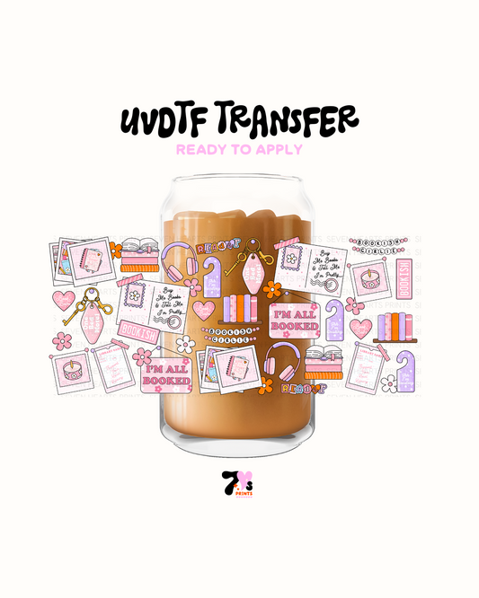 Iam all booked - UVDTF Wraps