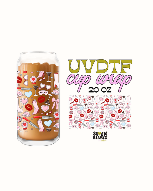 Sabrina - Double Sided UVDTF 20oz Cup Wrap