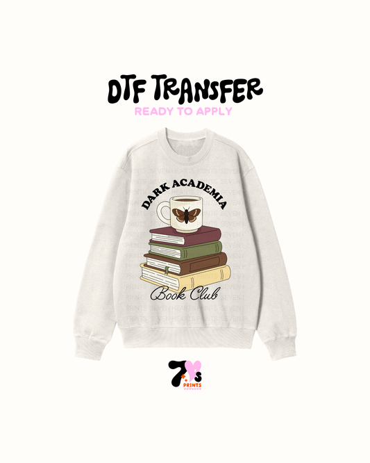 Dark academia book club- DTF Transfers