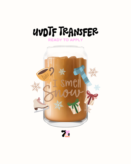 I smell snow - UVDTF Decal