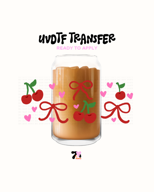 Cherry and bows - UVDTF Wrap