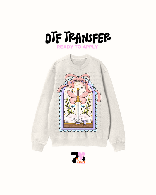 Stabed book- DTF Transfer
