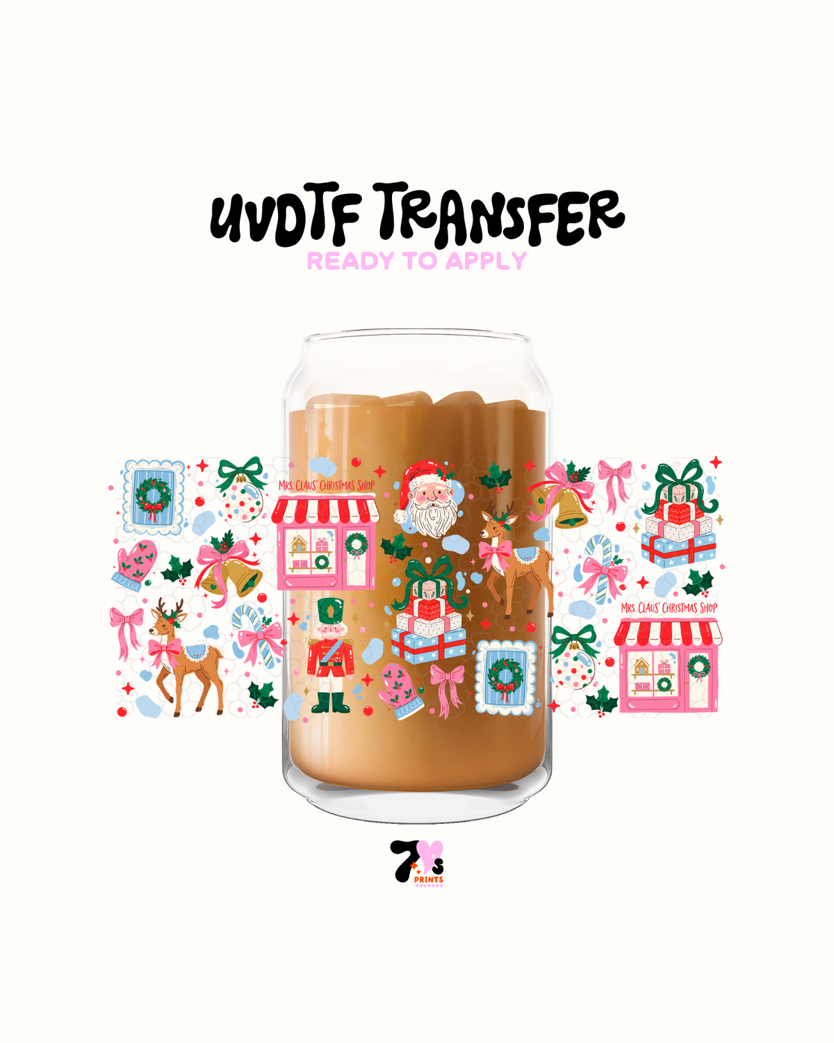 Mrs clause shop - UVDTF Wrap
