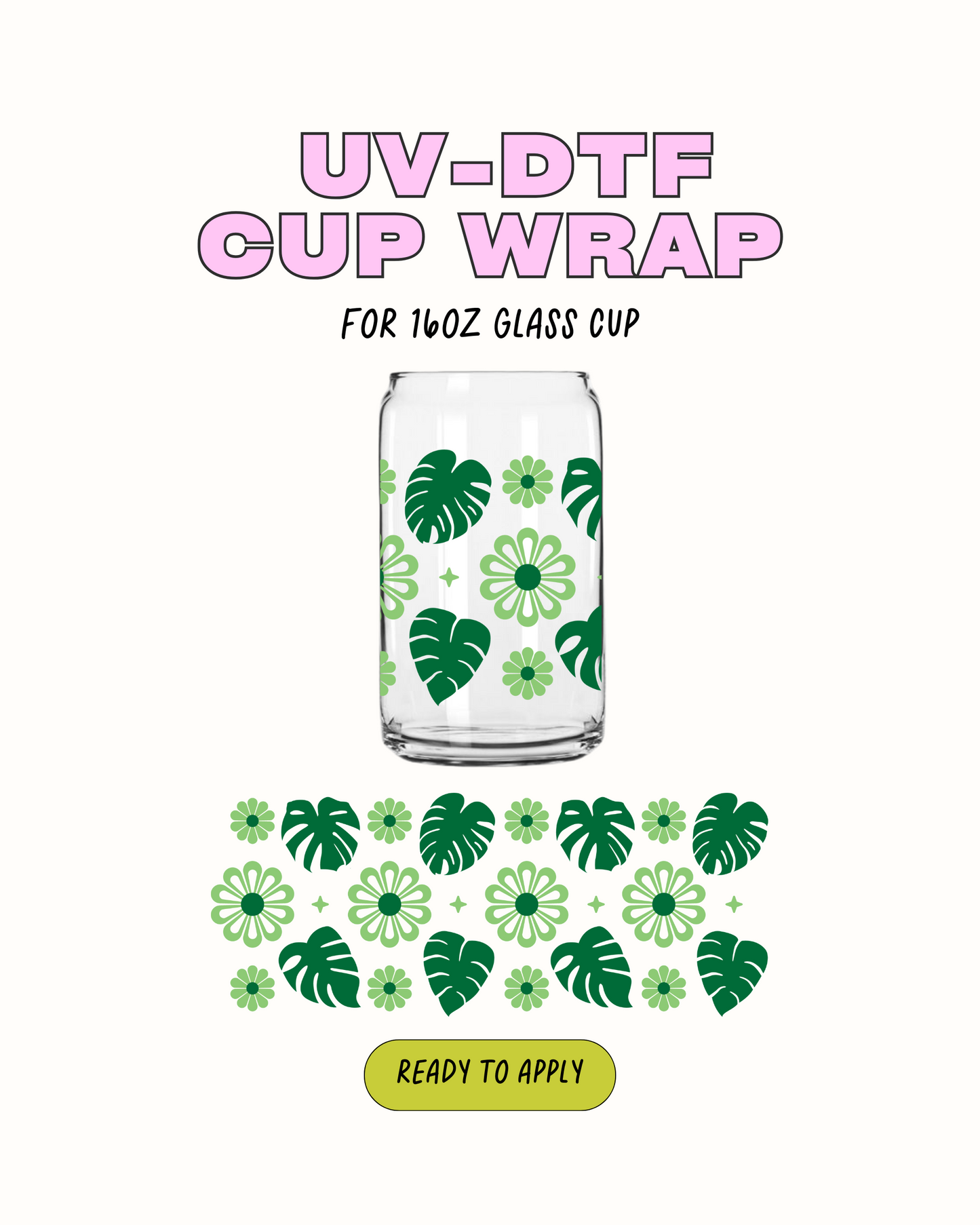 Monstera - UV DTF