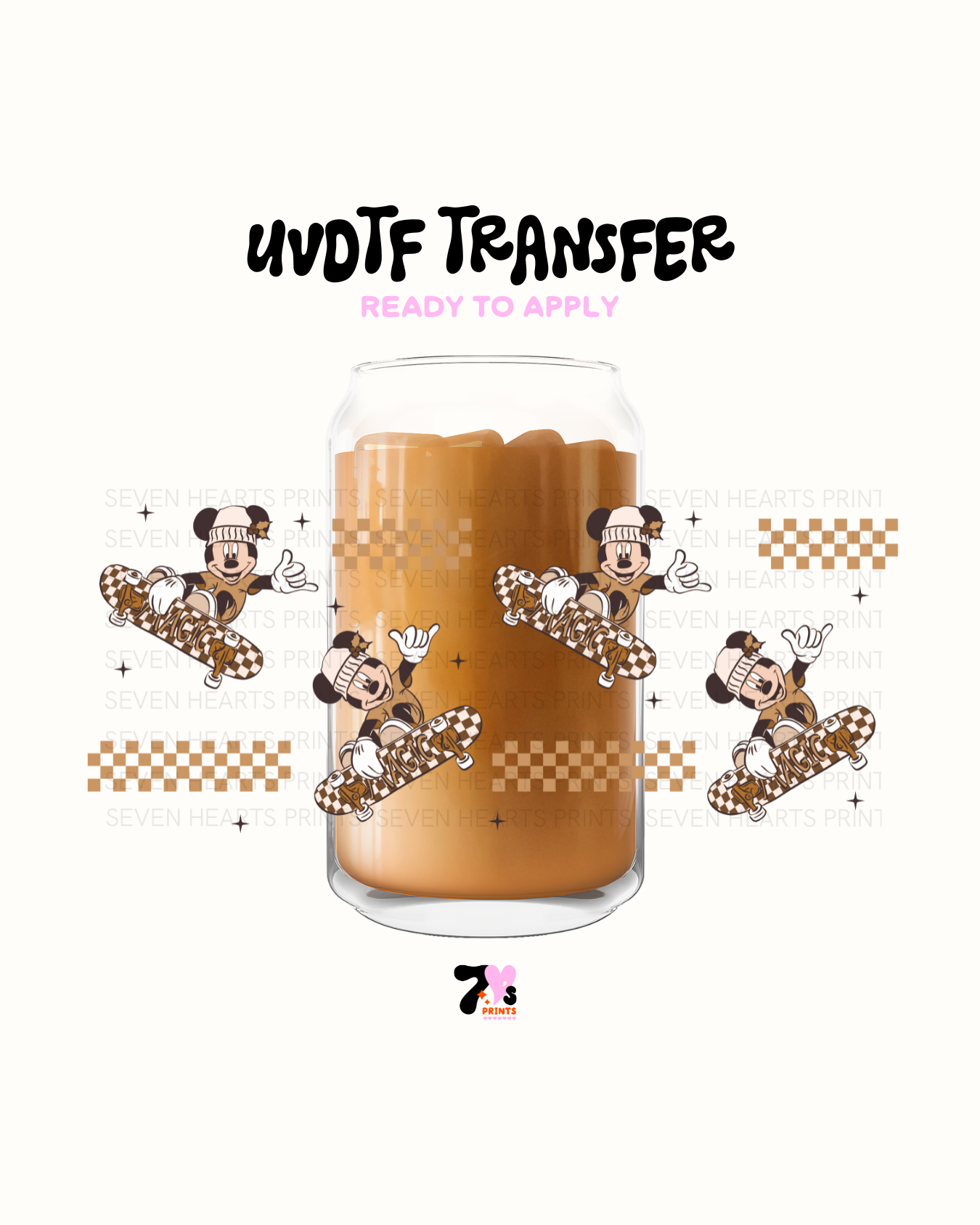 Magical skateboard- UVDTF Wraps