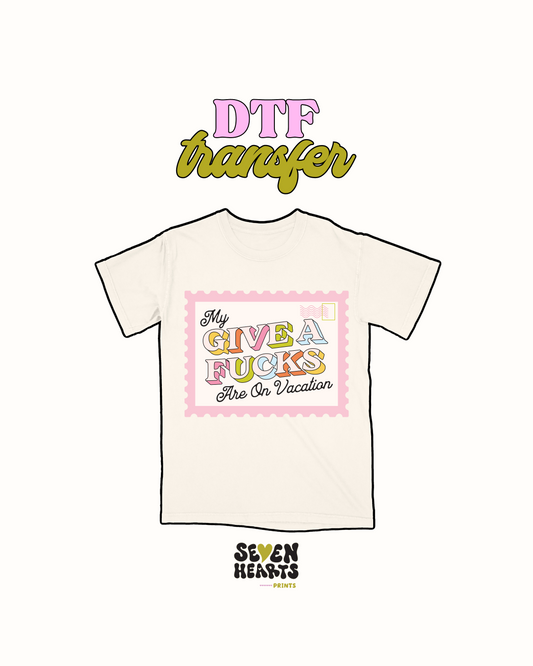 On vacation - DTF Transfer