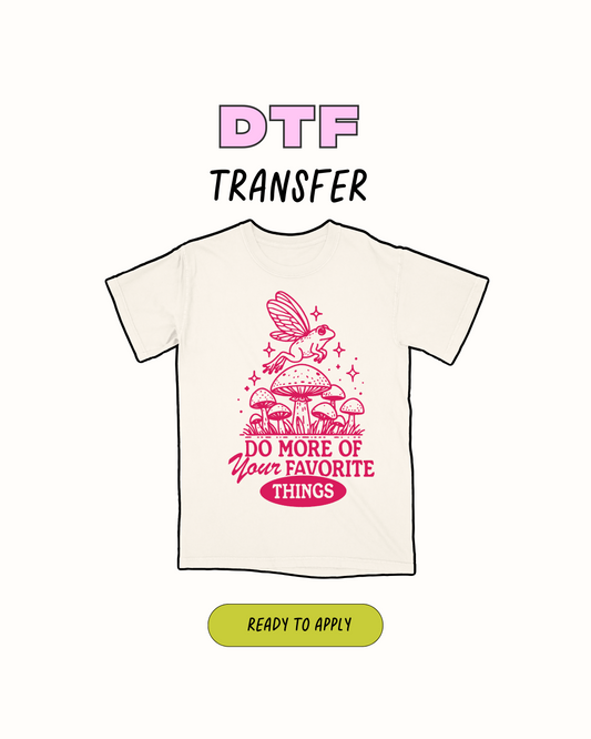 Haga más: transferencia DTF