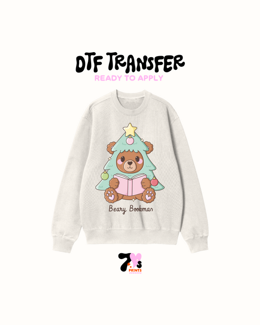 Beary Bookmas - DTF Transfers