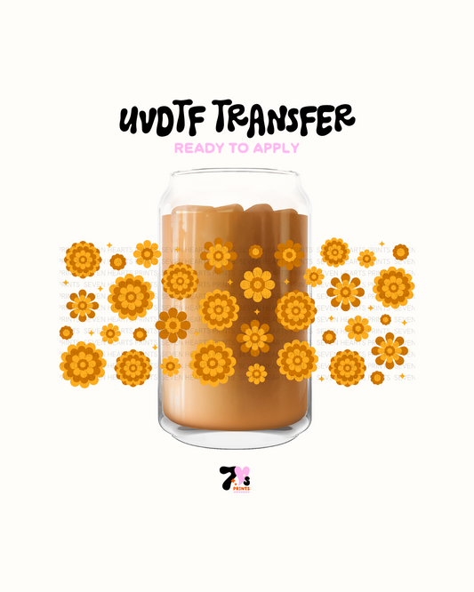 Yellow Flowers - UVDTF Wrap
