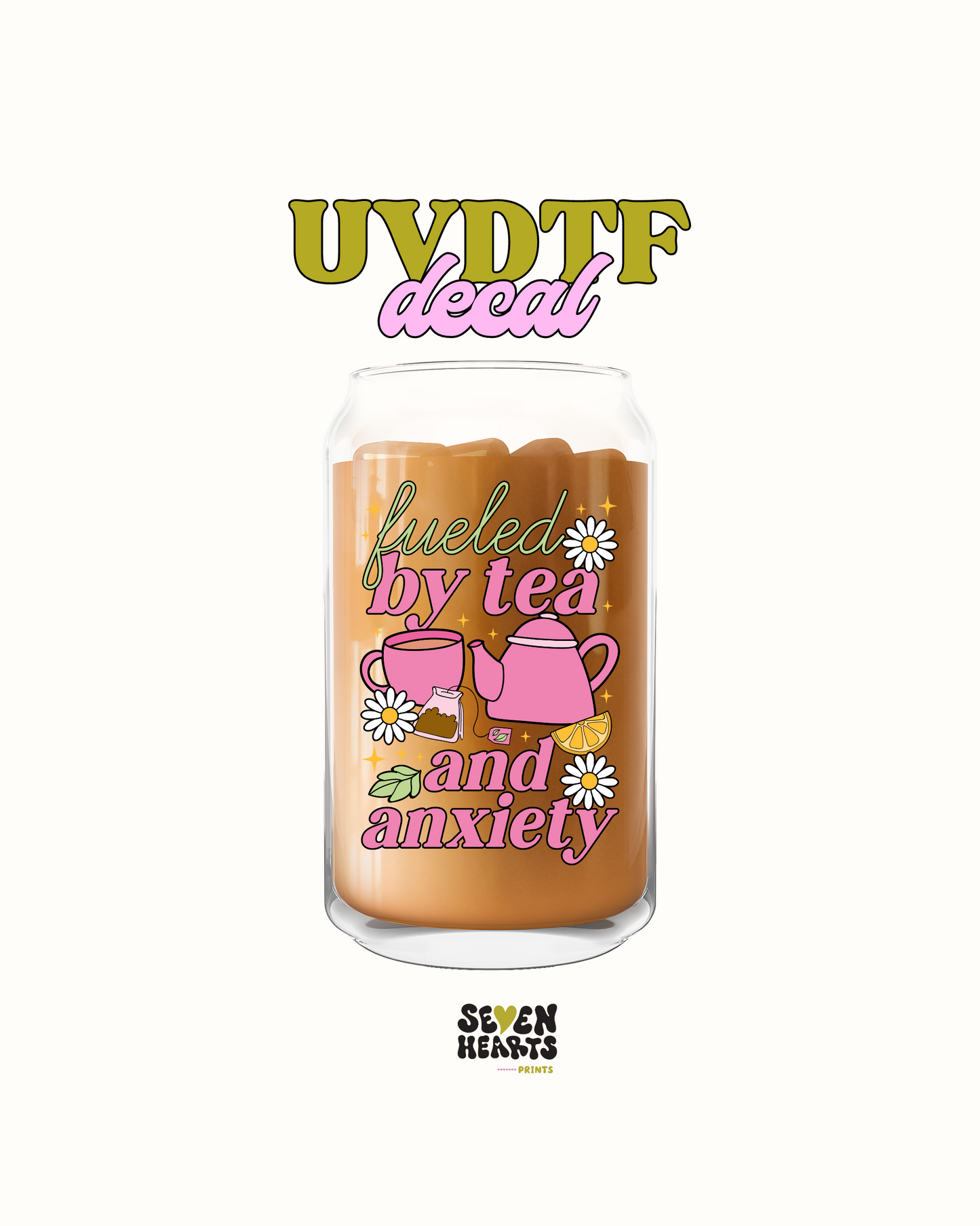 Tea and anxiety - UV DTF