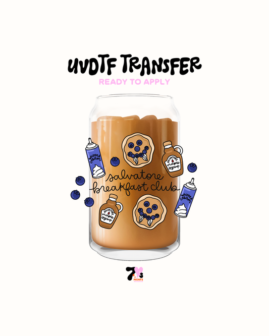 Salvatore Breakfast club - UVDTF Decal