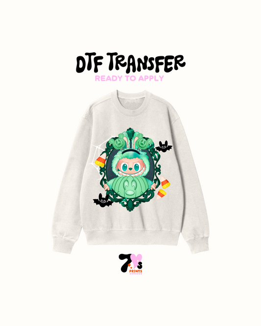 Green la bubu DTF Transfers