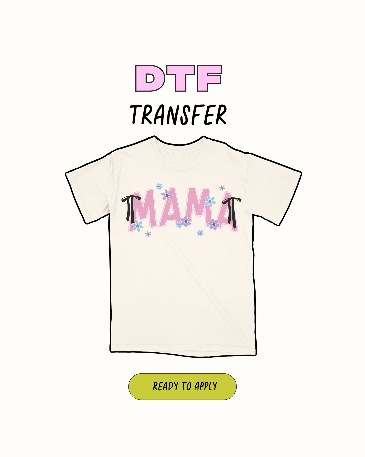 Mamá (reverencia) - Transferencia DTF