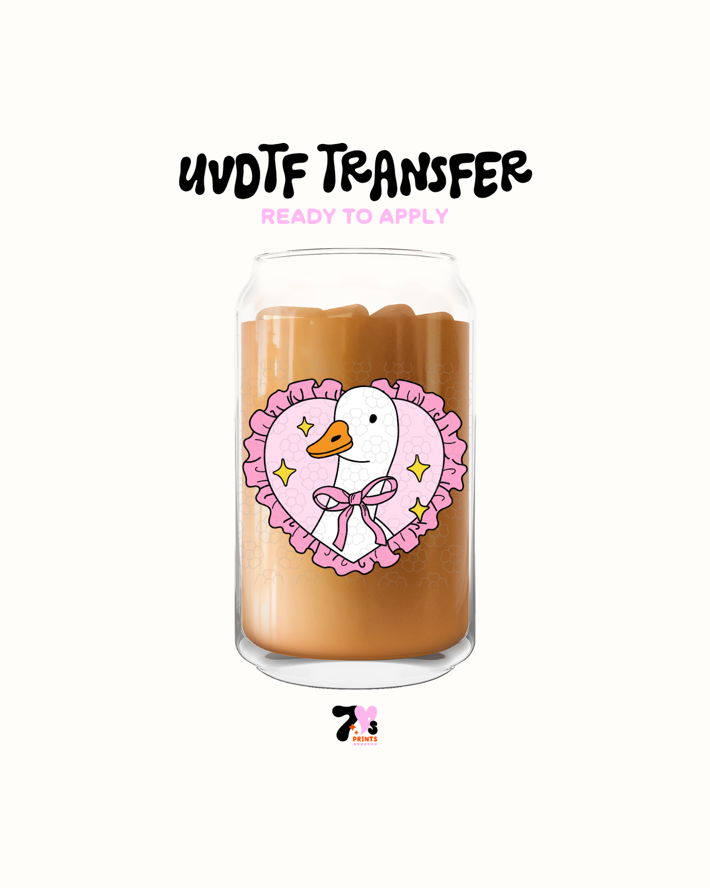 Goose heart - UVDTF Decal