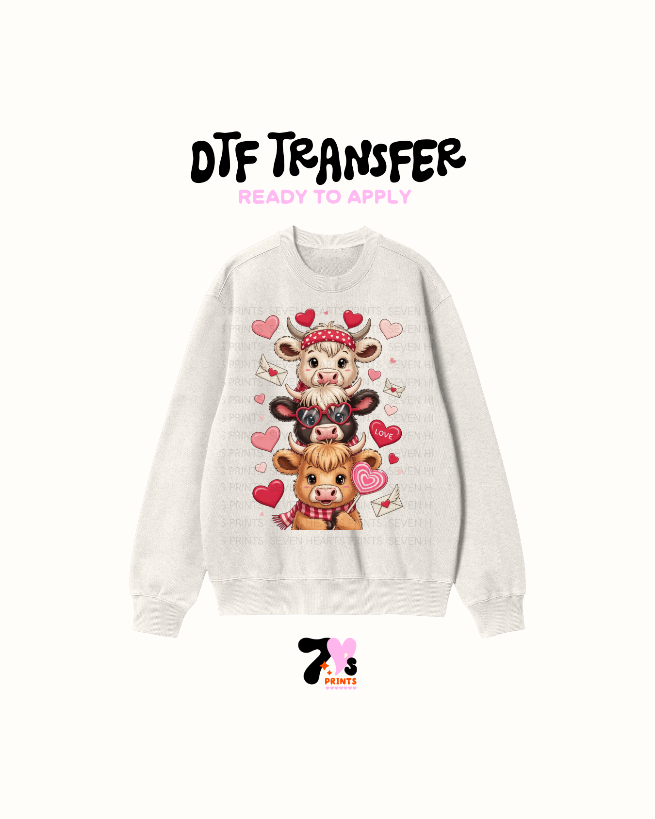 Little Cute Cows - DTF Transfers