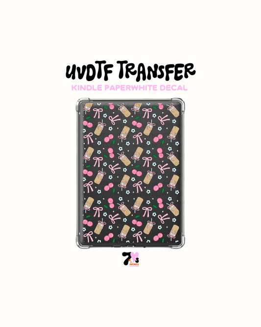 Coffee and Cherries - UVDTF Kindle Decal