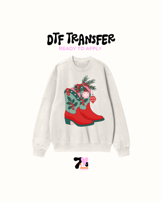 Xmas Boots - DTF Transfers