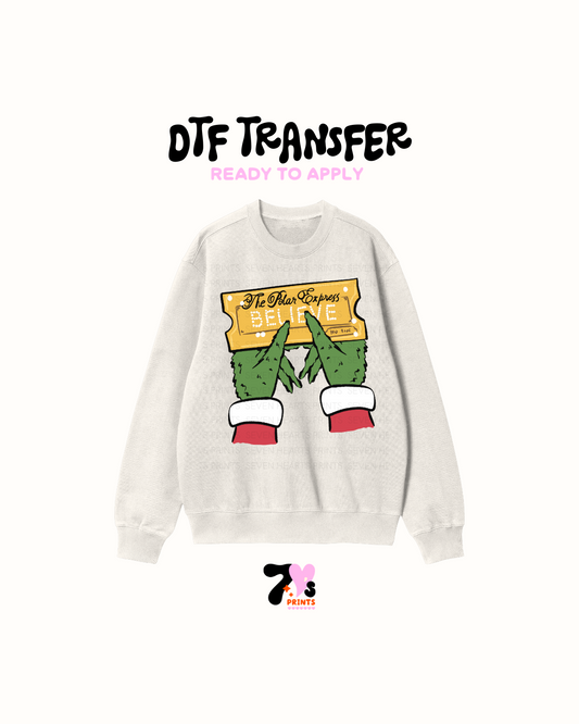 The believe express- DTF Transfers