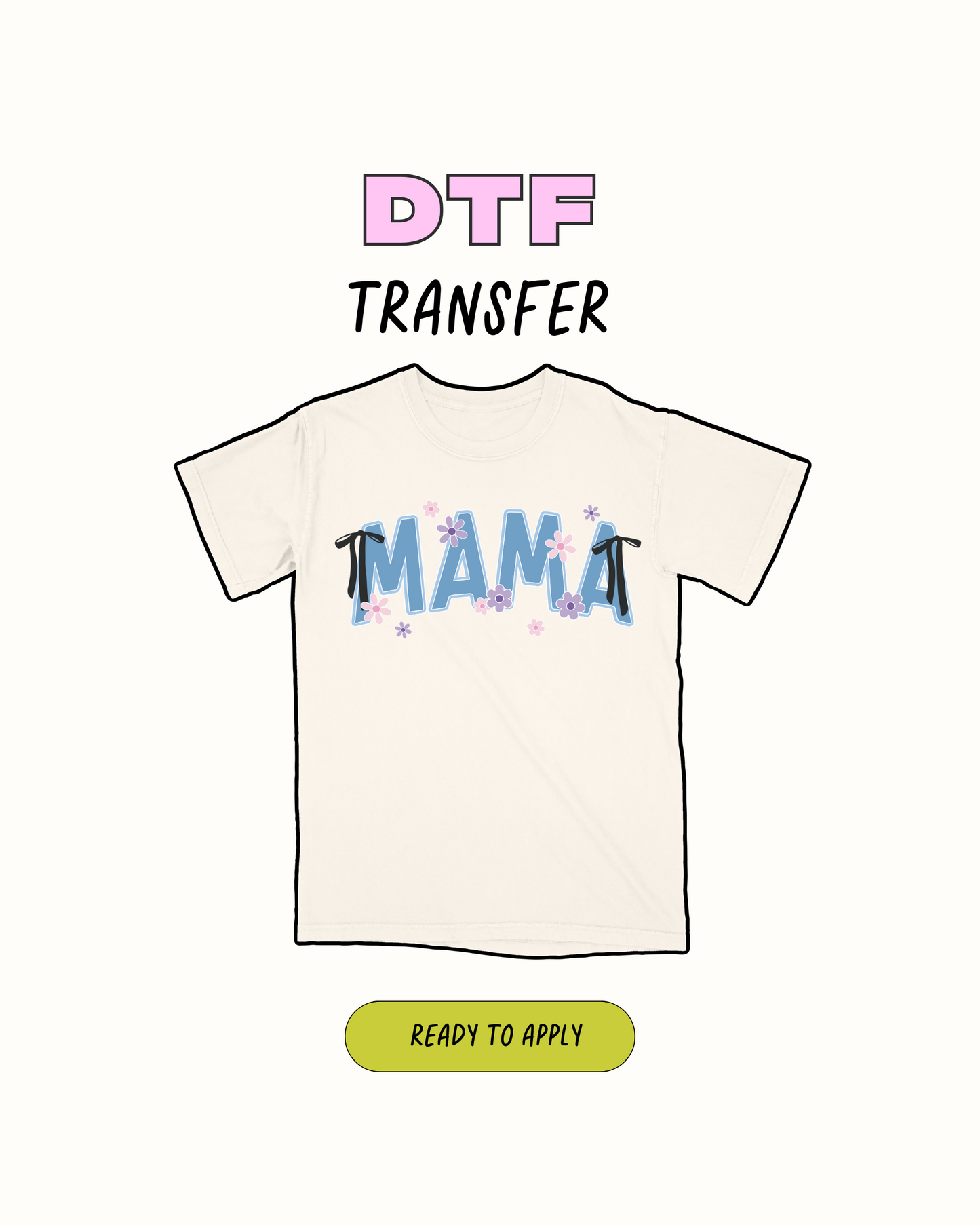 Mamá (reverencia) - Transferencia DTF