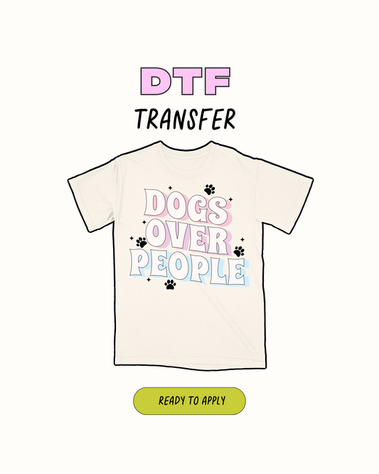 Perros sobre personas - Transferencia DTF