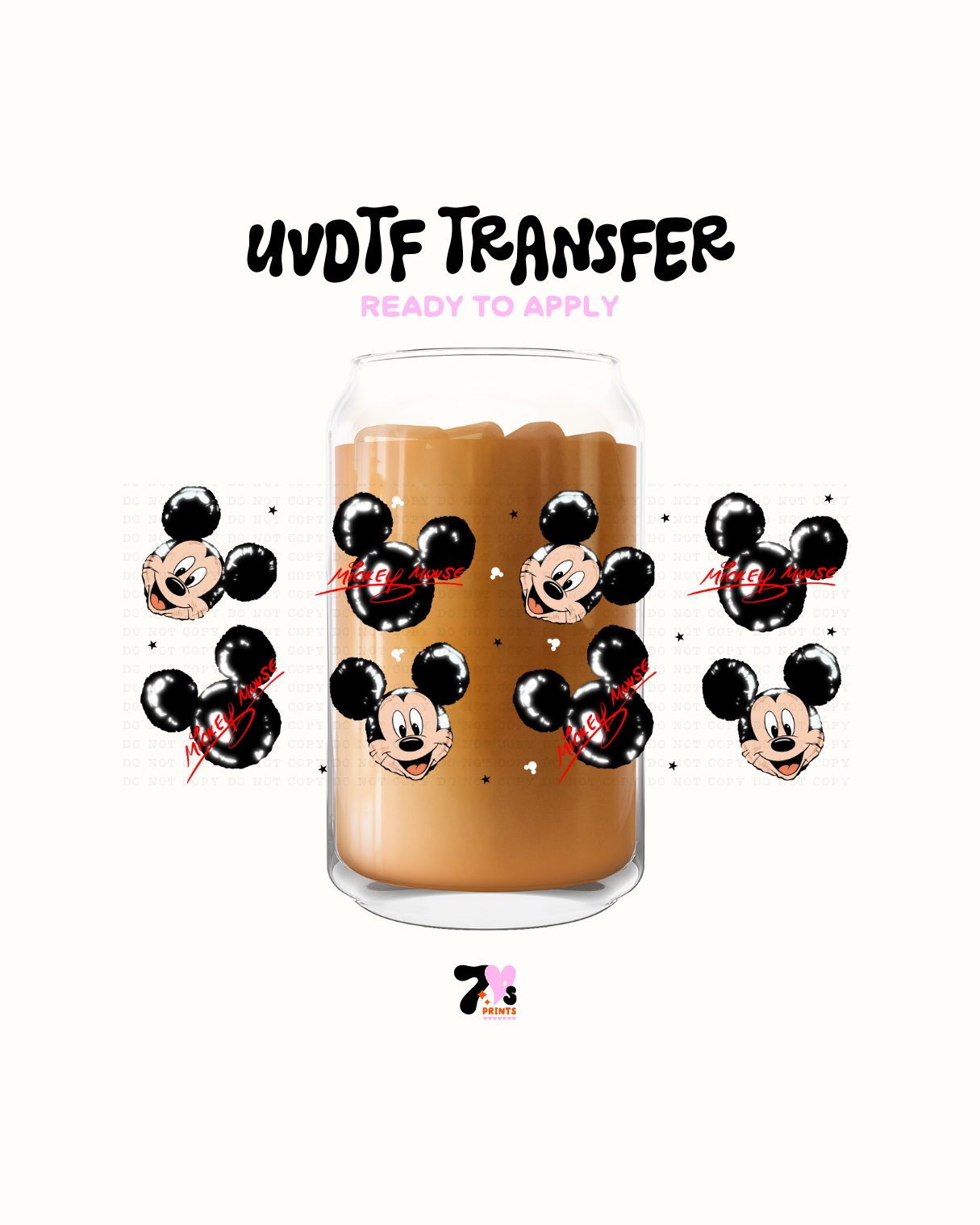 Mouse Ballons - UVDTF Wrap
