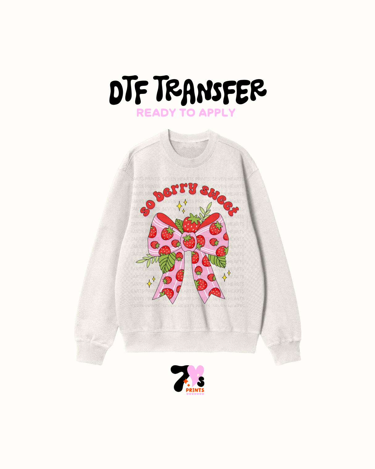 So berry sweet DTF Transfers
