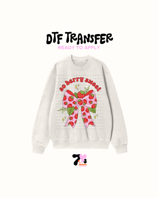 So berry sweet DTF Transfers