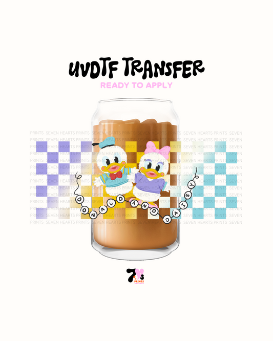 Donald and Daisy - UVDTF Wrap