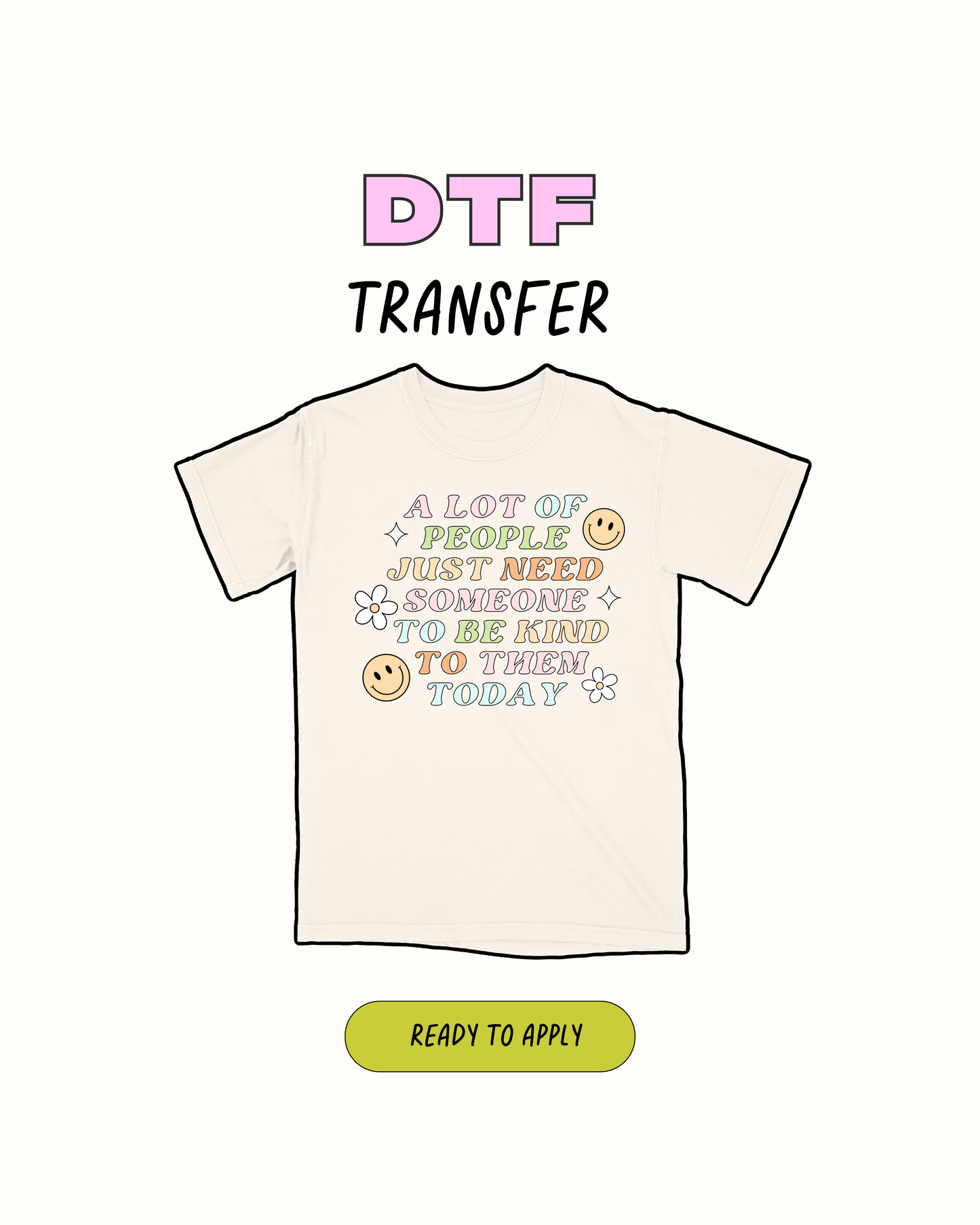 A lot of people - DTF Transfer