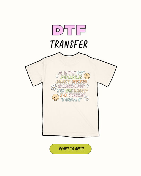 Mucha gente - Transferencia DTF