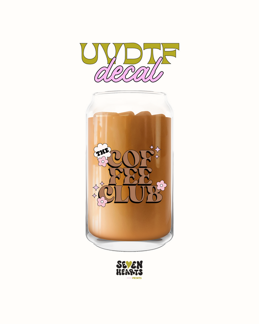 coffee club brown - UVDTF