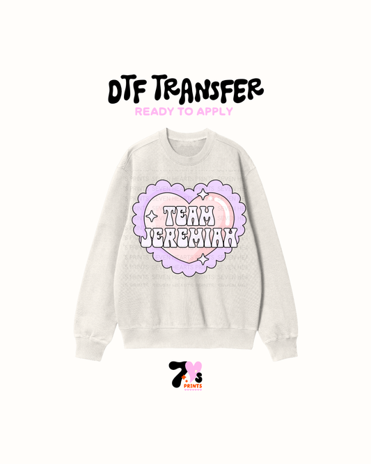 Team Jeremiah- DTF Transfer