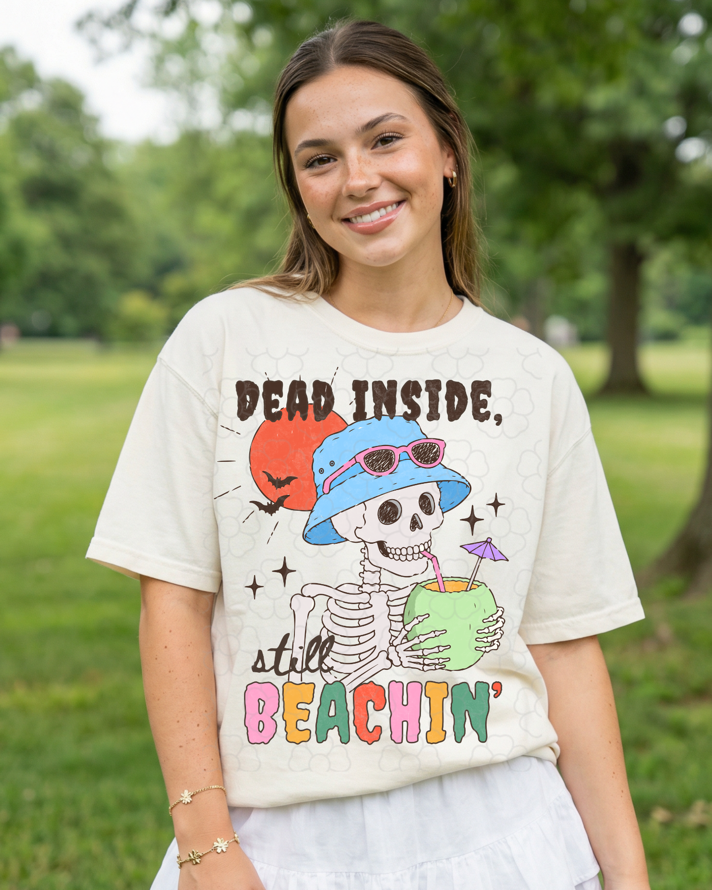 Dead inside still beaching - DTF Transfers